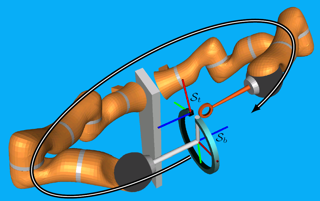RobotBlockSet simulation showing a robot following a spatial path