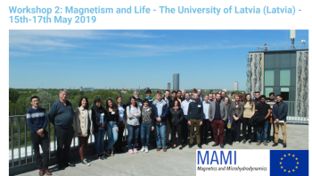 Udeležnici delavnice "Magnetizem in življenje"