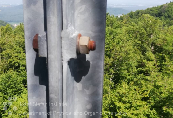 Galvanic corrosion on top of Rašica, Rašica